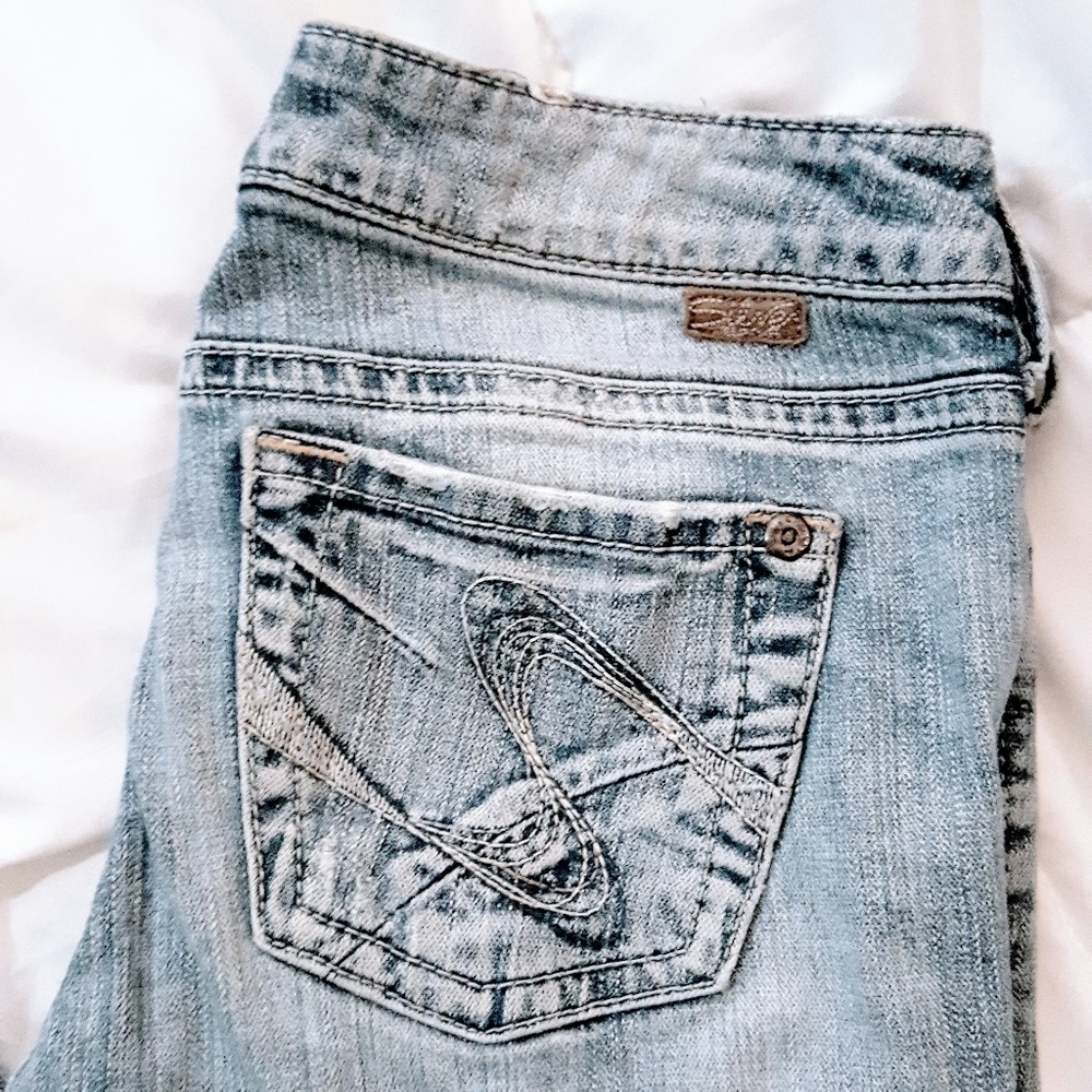 Silver jeans